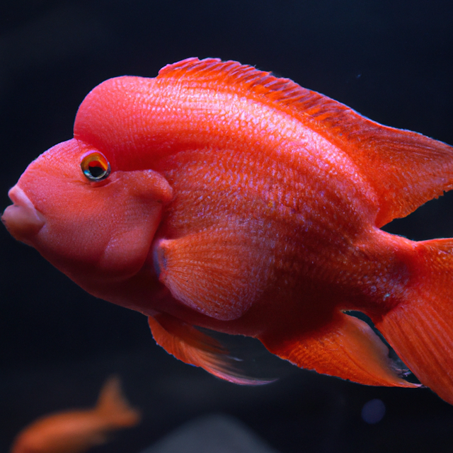 Happy red fish